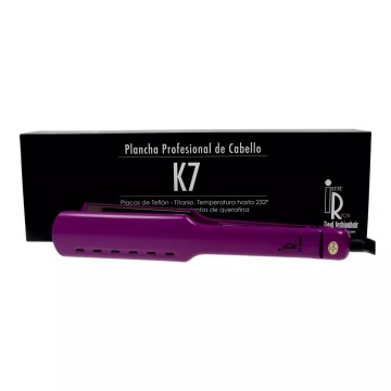 K7 glätteisen profesional de cabello lila