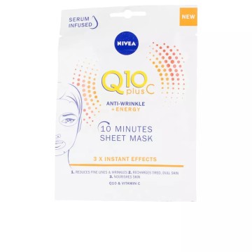 Q10+ VITAMINA C anti-arrugas+energizer kur/maske facial