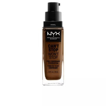NYX PMU Foundation Cant Stop Wont Stop 24h Flasche Creme Walnut