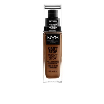 NYX PMU Foundation Cant Stop Wont Stop 24h Flasche Creme Cappuccino