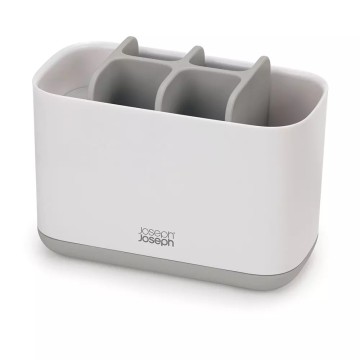 EASYSTORE large toothbrush holder grey/white 1 u