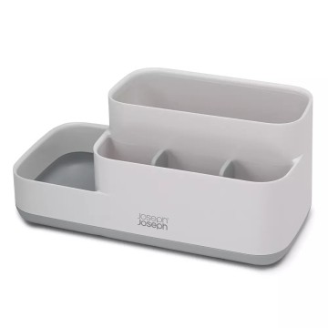 EASYSTORE bathroom storage caddy grey/white 1 u