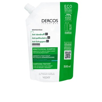 DERCOS Anti-Schuppen-Shampoo für normales bis fettiges Haar ecorefill 500 ml