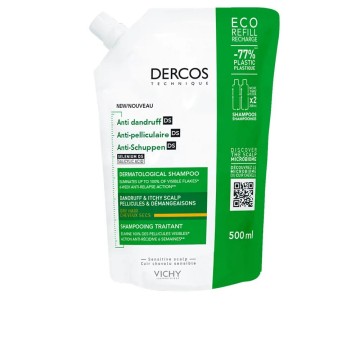 DERCOS Anti-Schuppen-Shampoo für trockenes Haar ecorefill 500 ml